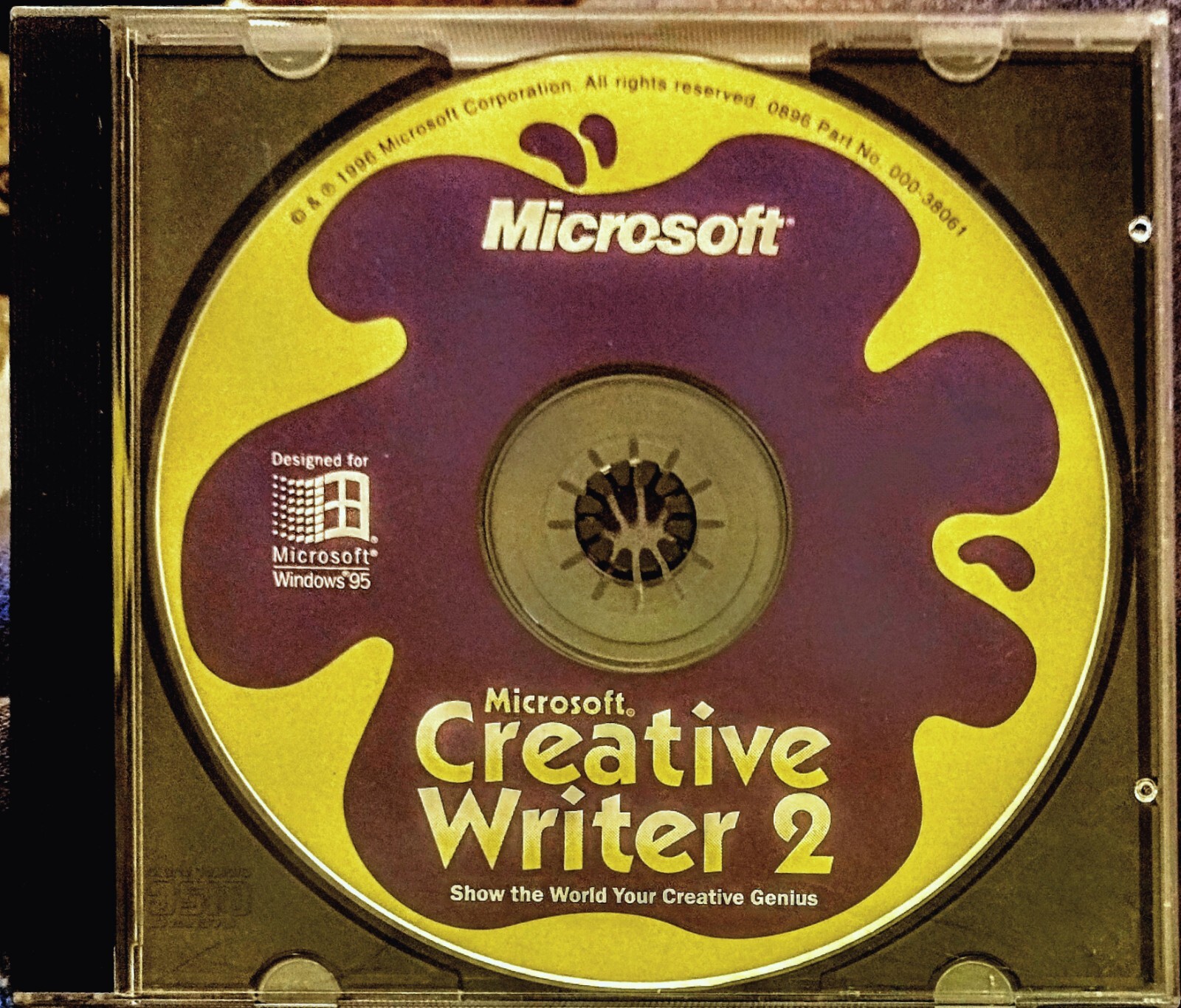 Windows 95 Microsoft Creative Writer 2 CD for PC