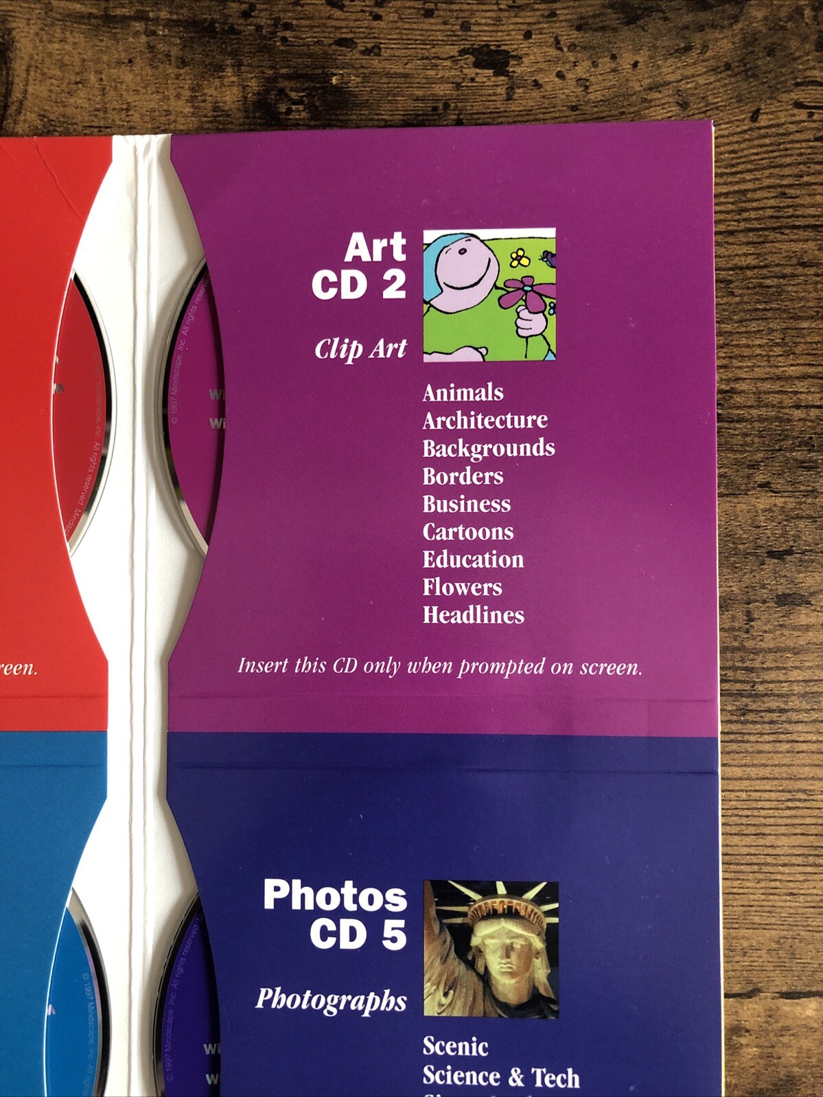 PrintMaster Platinum ‘97 6 CD’s (Program, Original, Clip Art, Photographs)