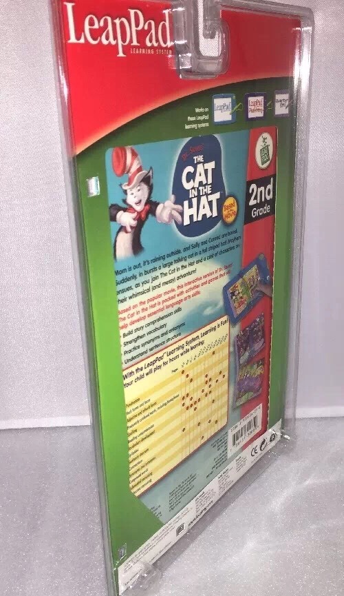 Leap Pad Leap Frog DR SEUSS Cat in the Hat Learning Tool 2nd Grade