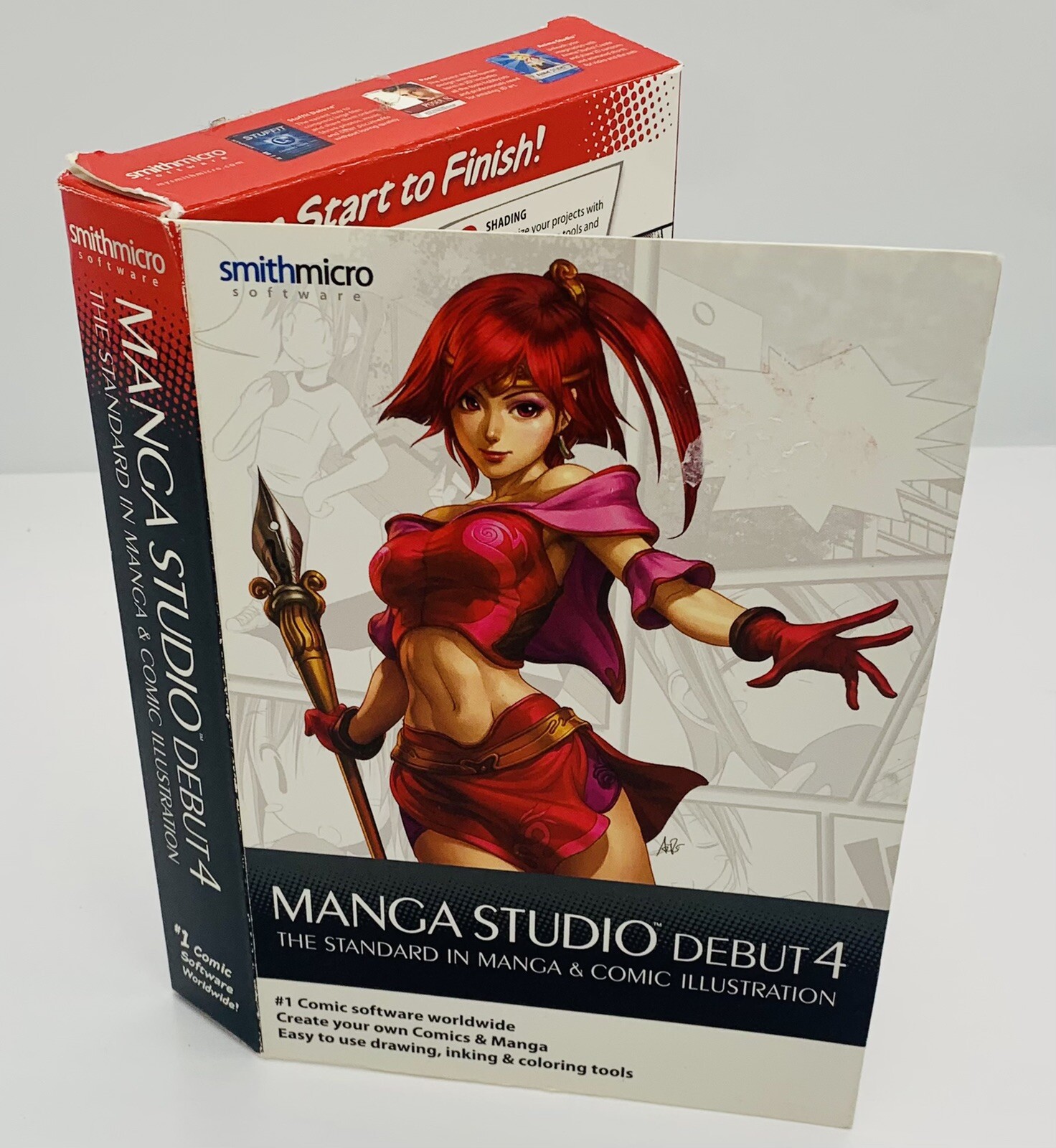 Manga Studio Debut 4 COMPLETE PC & Mac Anime Comic Graphic Novel Cartoon Creator