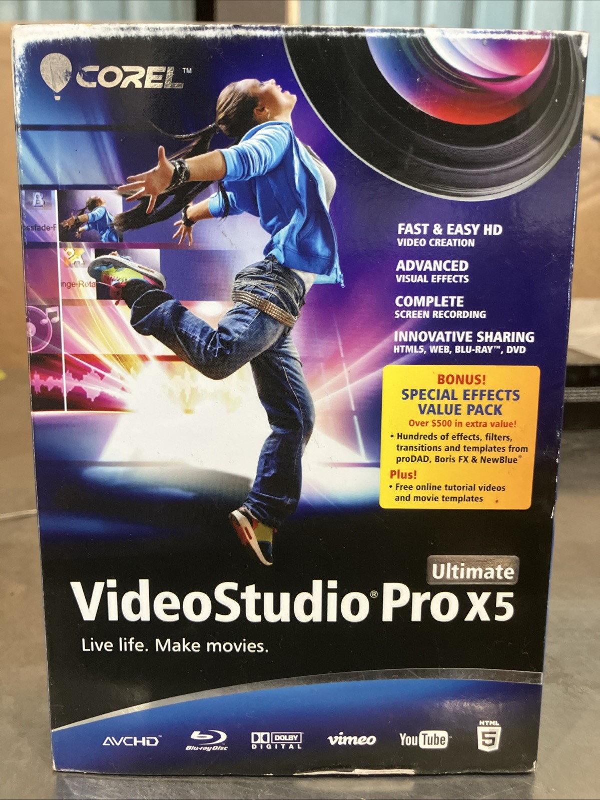 Corel VideoStudio Pro X5 Ultimate (Retail) – Full Version for Windows