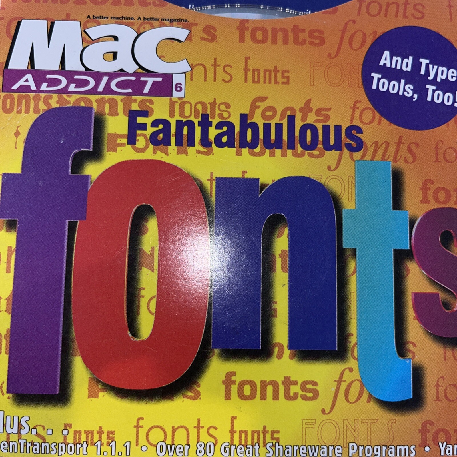 Mac Add it Fantabulous Fonts CDROM