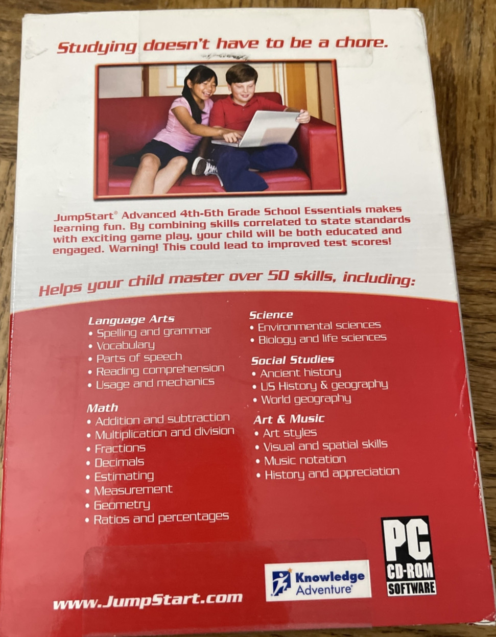 Jump Start Advanced 4th-6th Grade PC Game