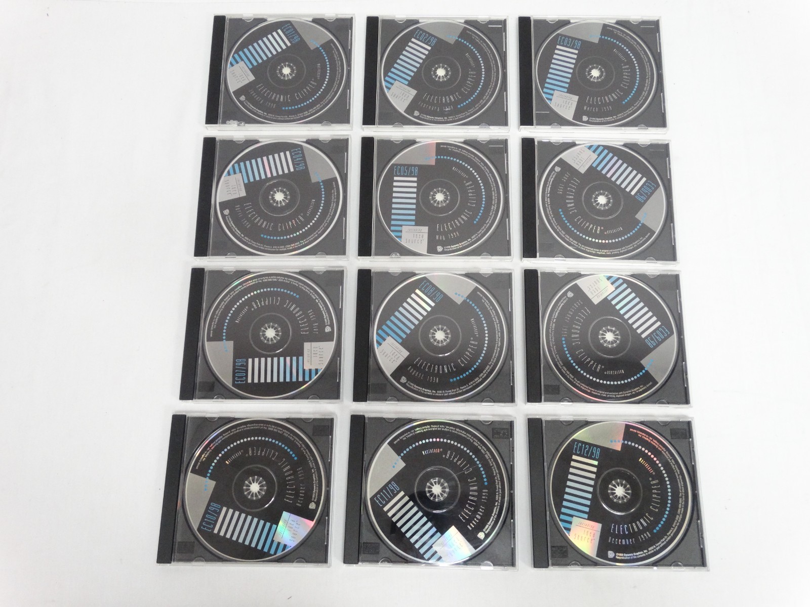 Dynamic Graphics Electronic Clipper Clip Art Library Jan. – Dec. 1998 Complete