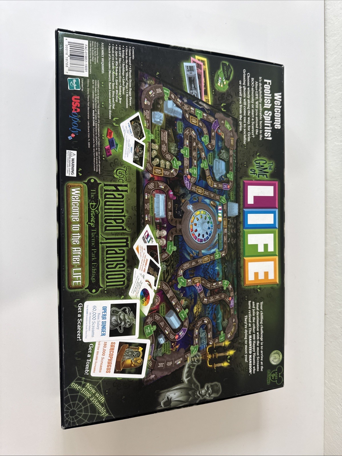 The Game of LIFE The Haunted Mansion Disney Theme Park Edition 99.9% Complete