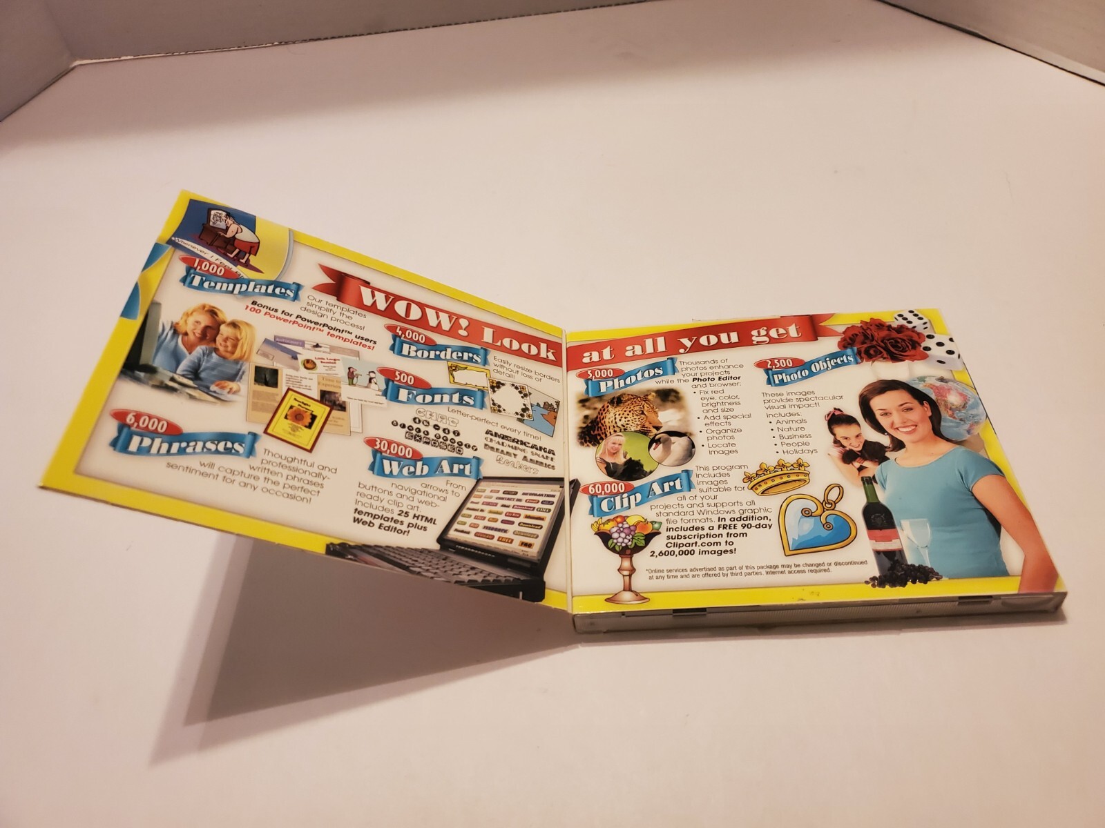 Cosmi Print Perfect 60K Clip Art, 7500 Photos, 1000 Templates, 500 Fonts, NEW