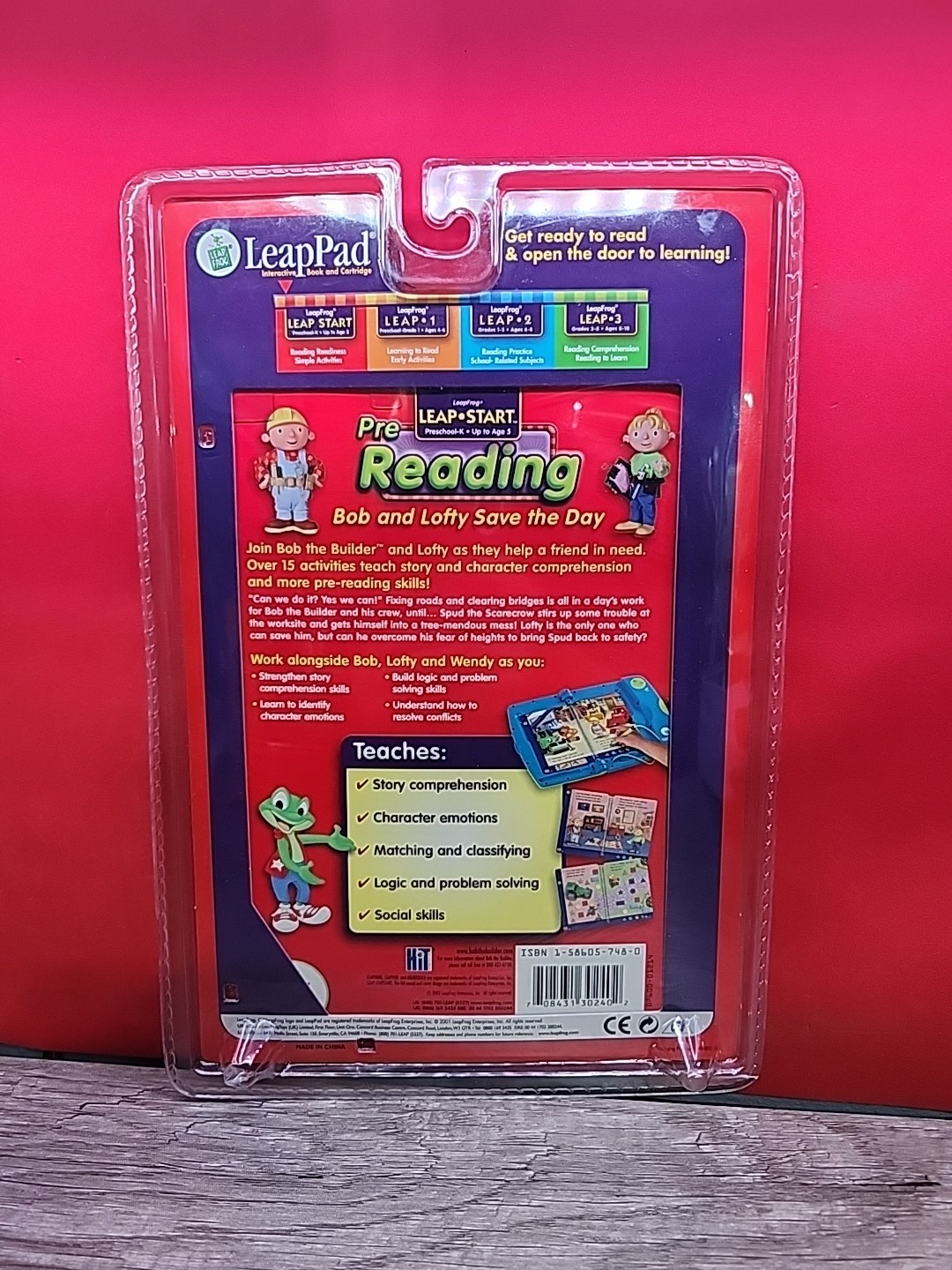 Leap Frog Leap Pad – Bob and Lofty Save the Day Bob The Builder NIB