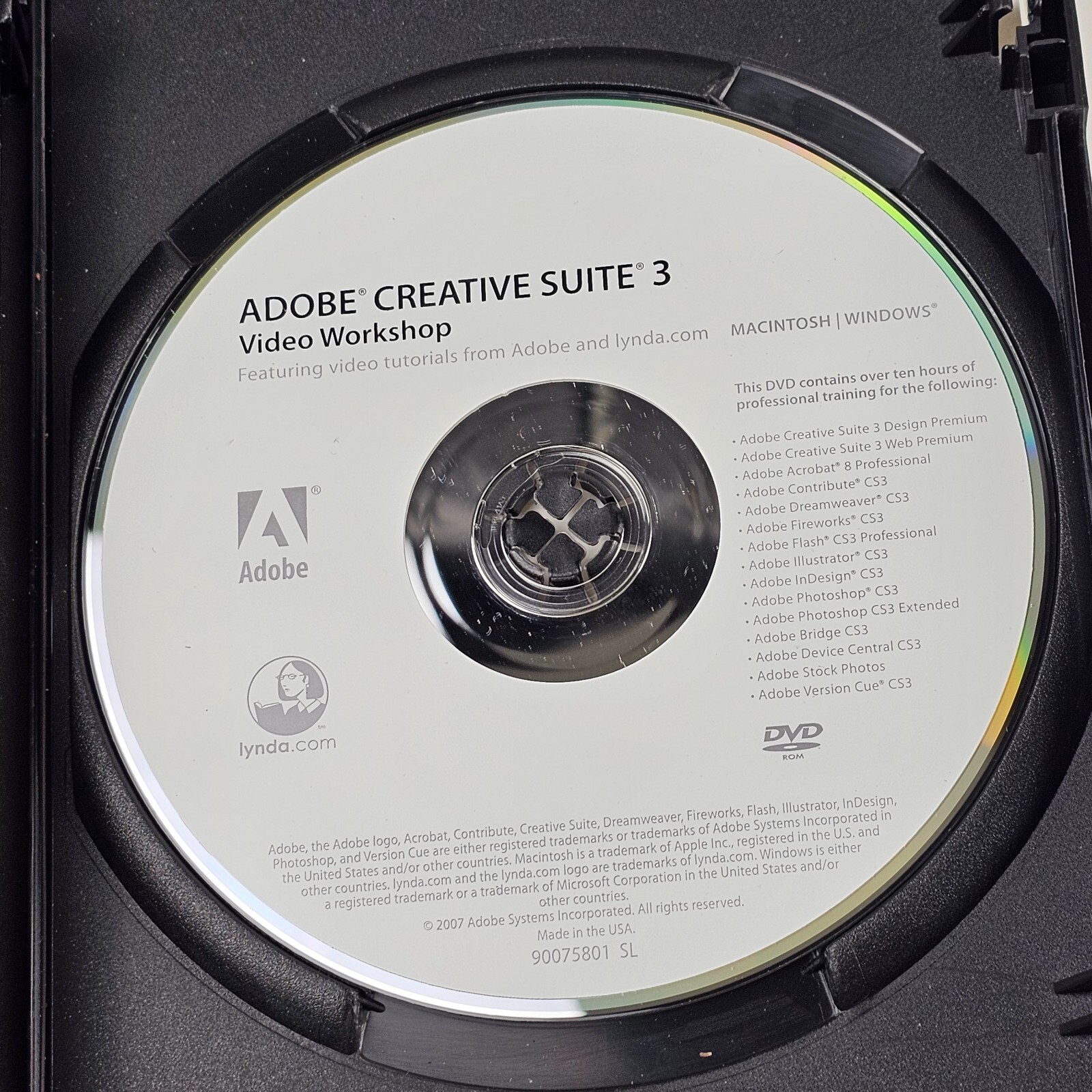 Adobe Creative Suite 3 Design Premium Macintosh OS w/ Serial Key Student Edition
