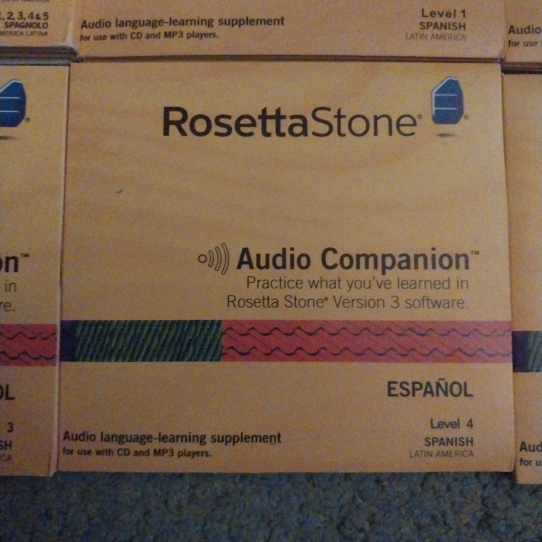 Rosetta Stone 3 Spanish (Latin America) Level 1-5 COMPLETE *No Headset*