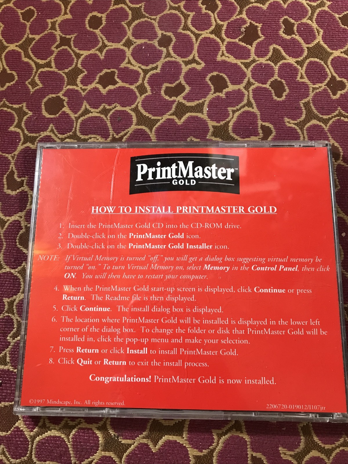 PrintMaster Gold 4.0 Publishing Suite CD-ROM
