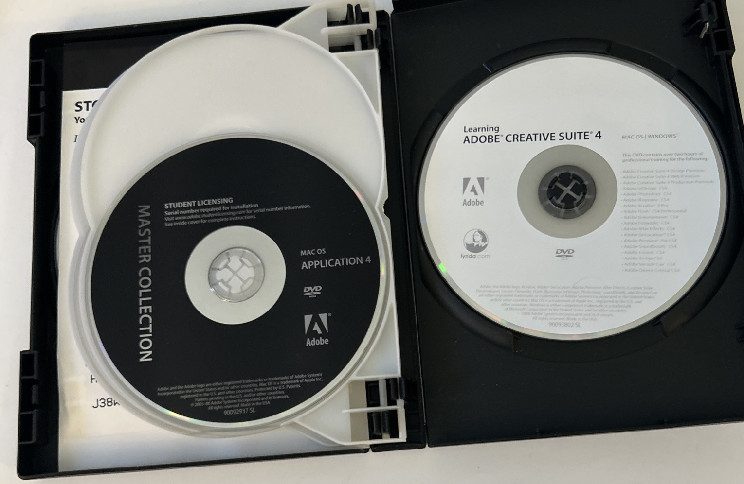 Authentic Adobe Creative Suite 4 Master Collection CS4 — MAC OS — STUDENT LICE