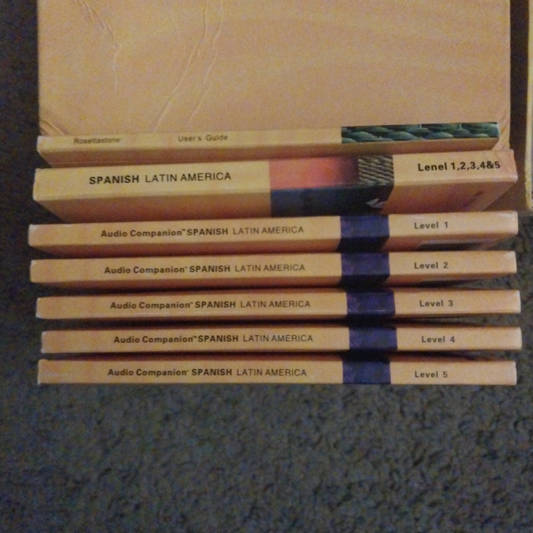Rosetta Stone 3 Spanish (Latin America) Level 1-5 COMPLETE *No Headset*