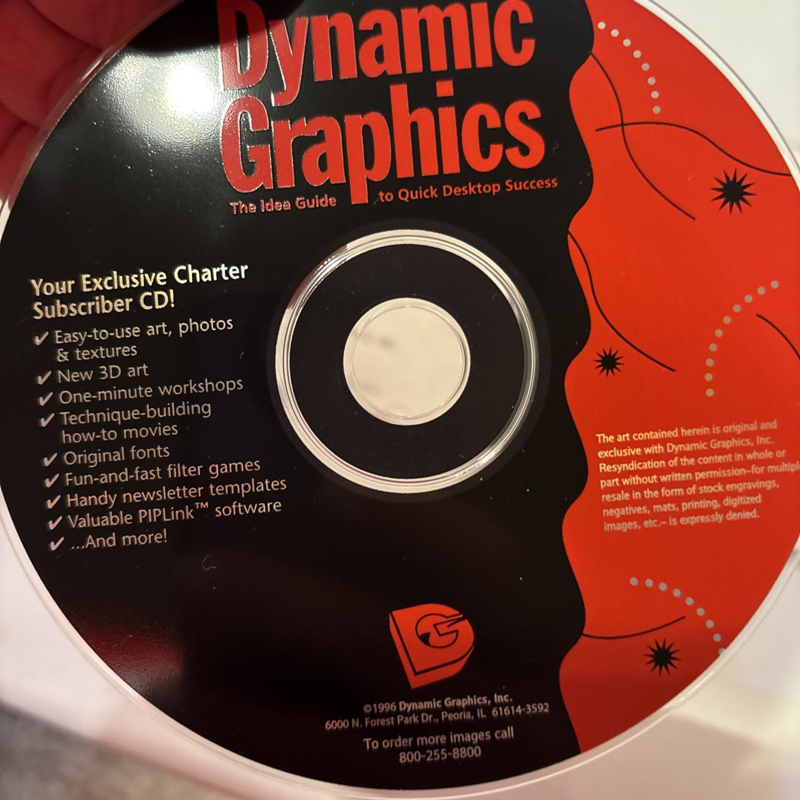 Dynamic Graphics 1996 Interactive Cd Desktop