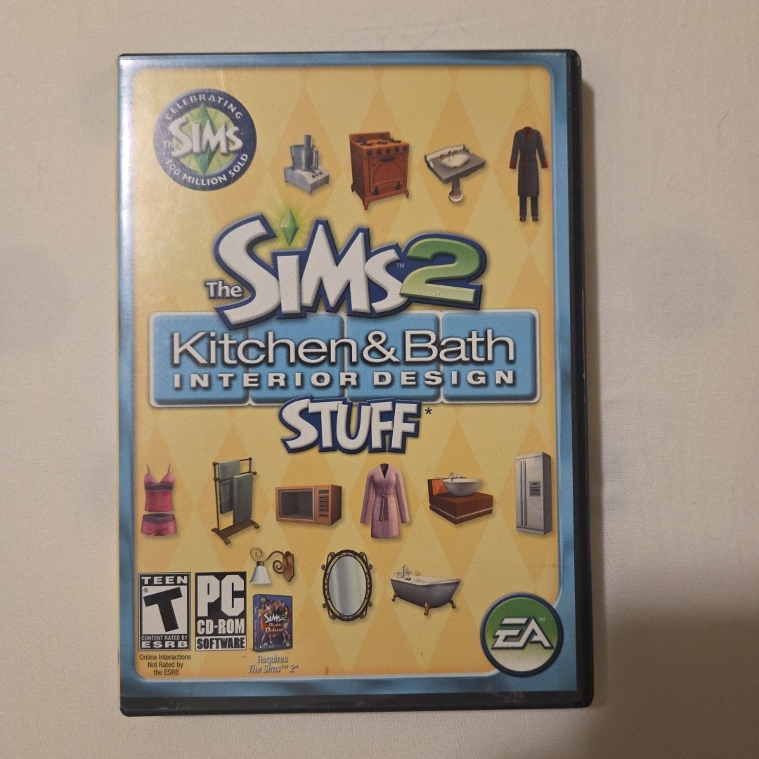 The Sims 2 IKEA Home Stuff – Kitchen & Bath Interior Design Stuff Lot Of 2