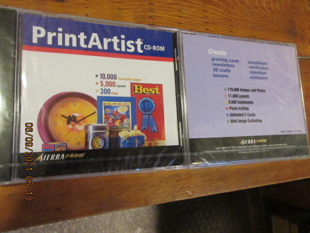 Sierra Print Artist (PC) NEW in Blister-Wrap