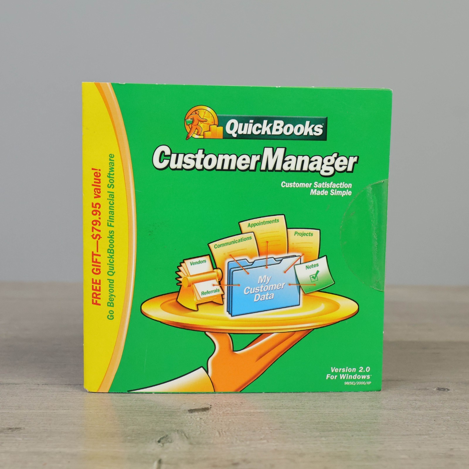 Intuit QuickBooks Customer Manager 2.0 for Windows & KEY