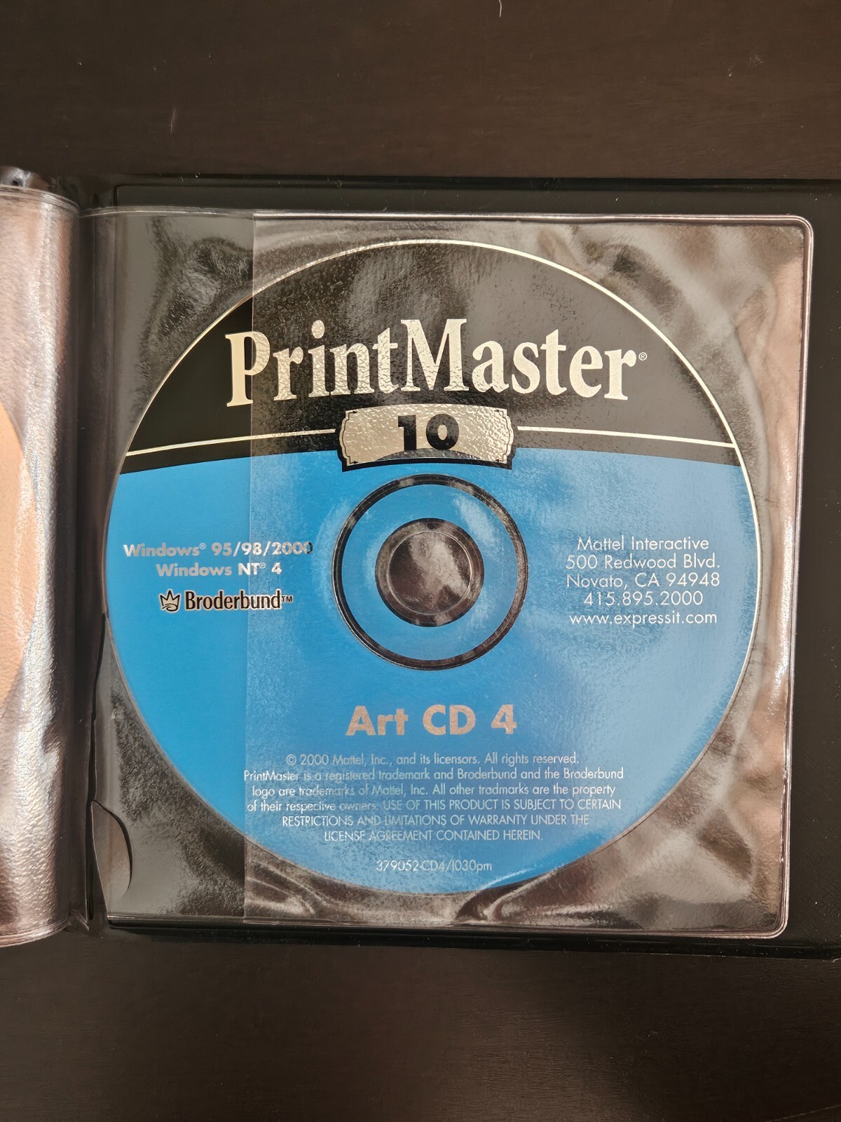 PrintMaster Gold 10 Excellent CDs Broderbund Software Windows 95 98 PC Desktop