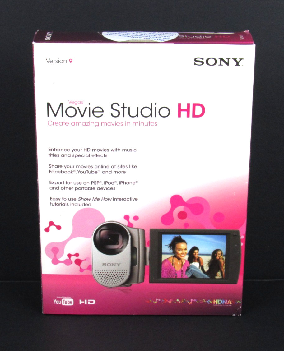 Sony Movie Studio HD Windows XP/Vista New Sealed