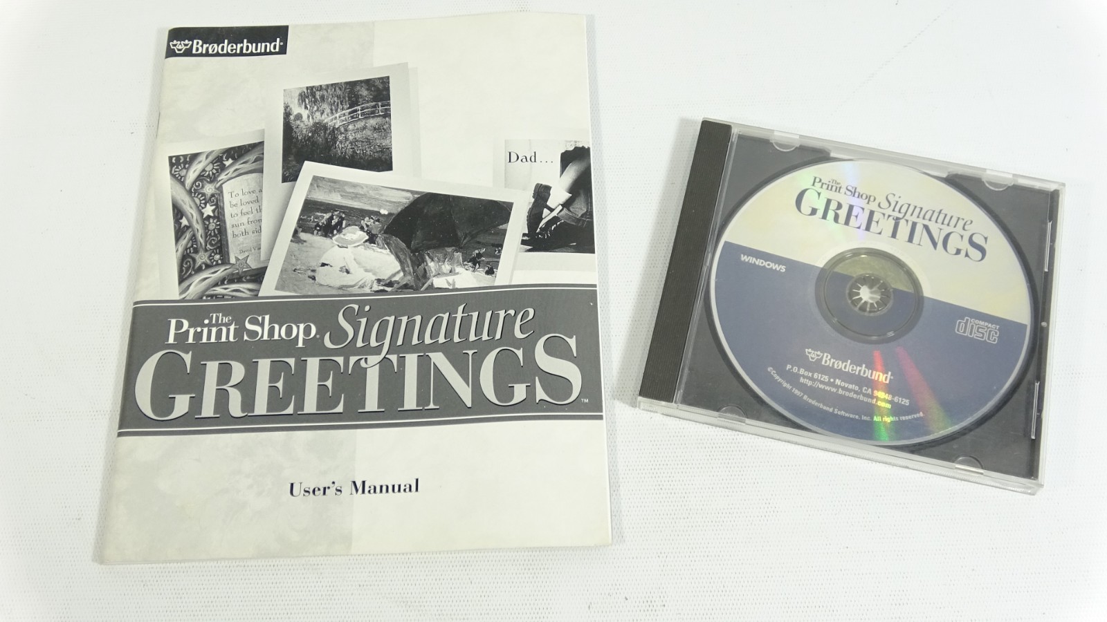 Print Ship Signature Greetings Book & Disc -The Print Shop Premier Edition Books