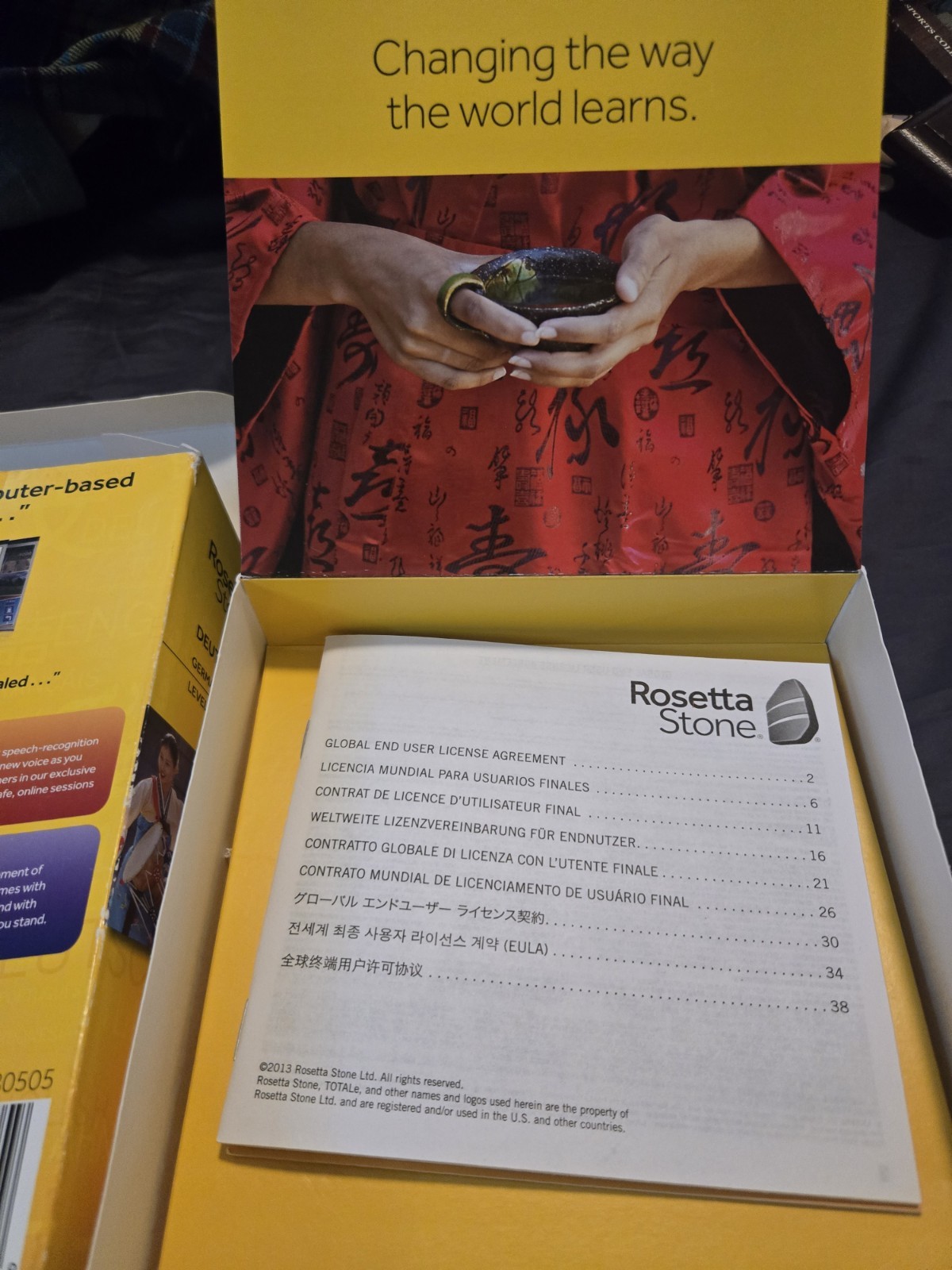 Rosetta Stone Deutsch Version 4 German Level 1-5 No Digital Download Disks Only