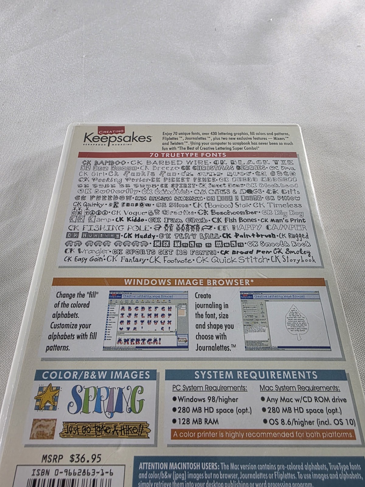 The Best Of Creative Lettering Vol. 1 By Creating Keepsakes Magazine CD-ROM