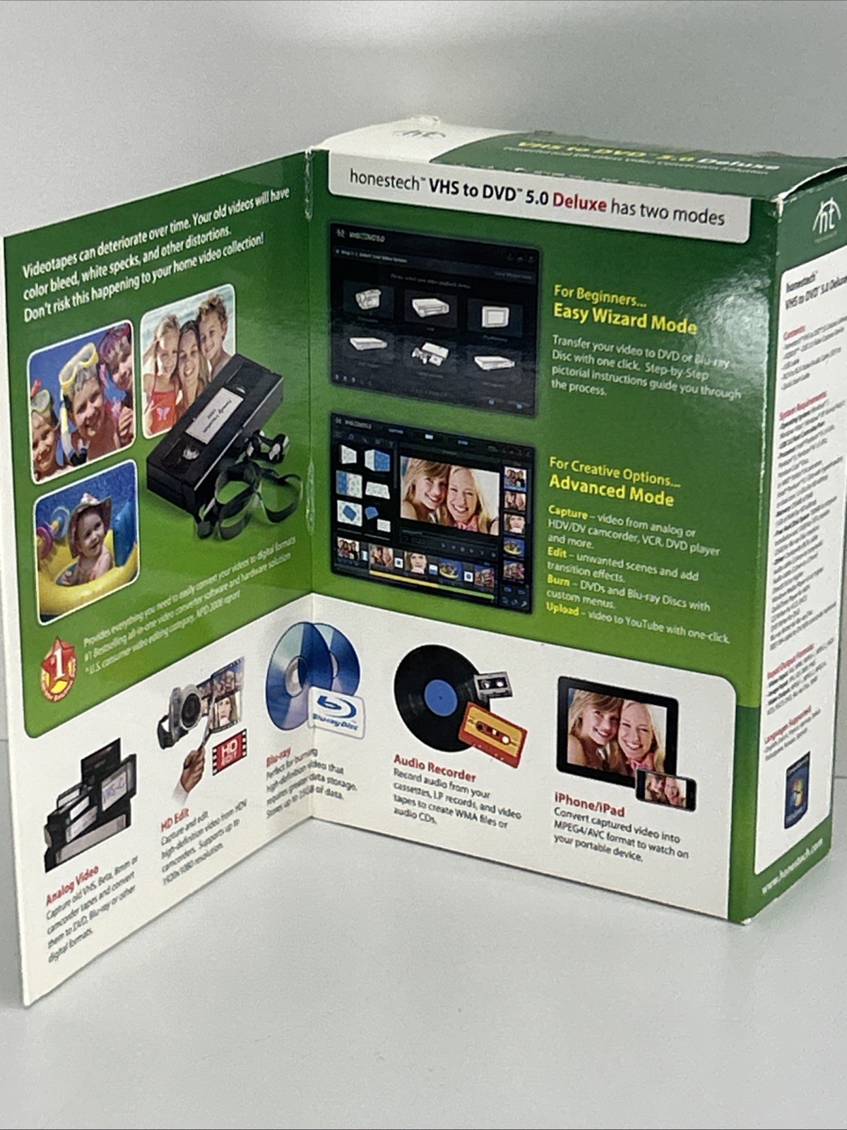 Honestech VHS to DVD 5.0 Deluxe Powerful & Effortless Video Conversion Solution