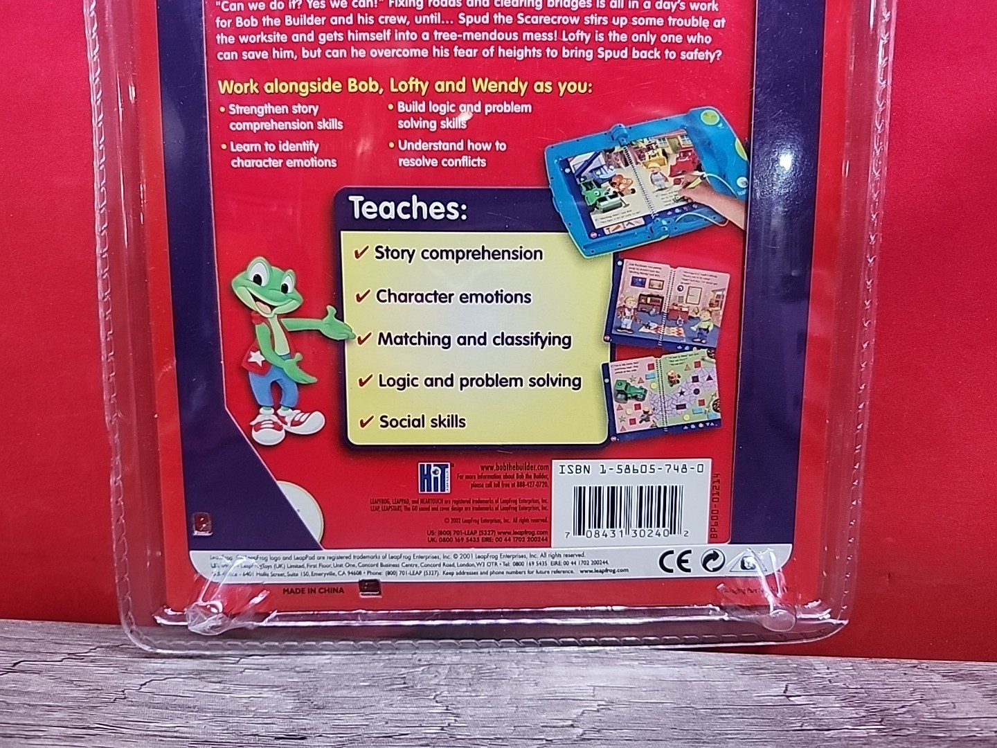 Leap Frog Leap Pad – Bob and Lofty Save the Day Bob The Builder NIB
