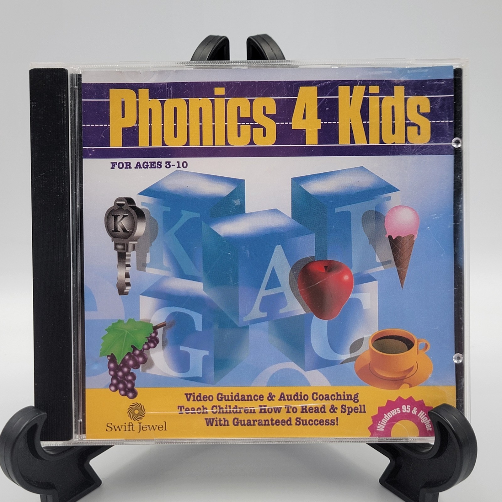 Phonics 4 For Kids Children Cosmic PC Software Windows 98/2000/XP CD-ROM