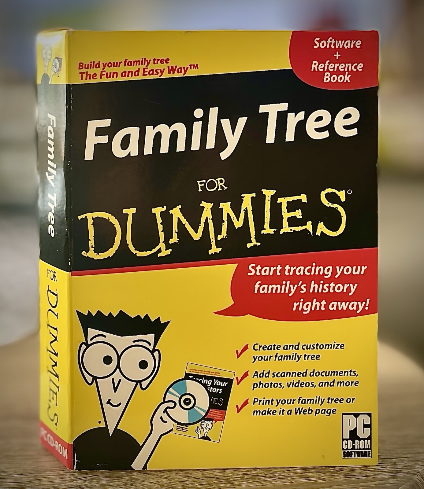 FAMILY TREE Maker Software PC CD-ROM WIN 98 2000 Ancestry + Booklet Guide Sealed