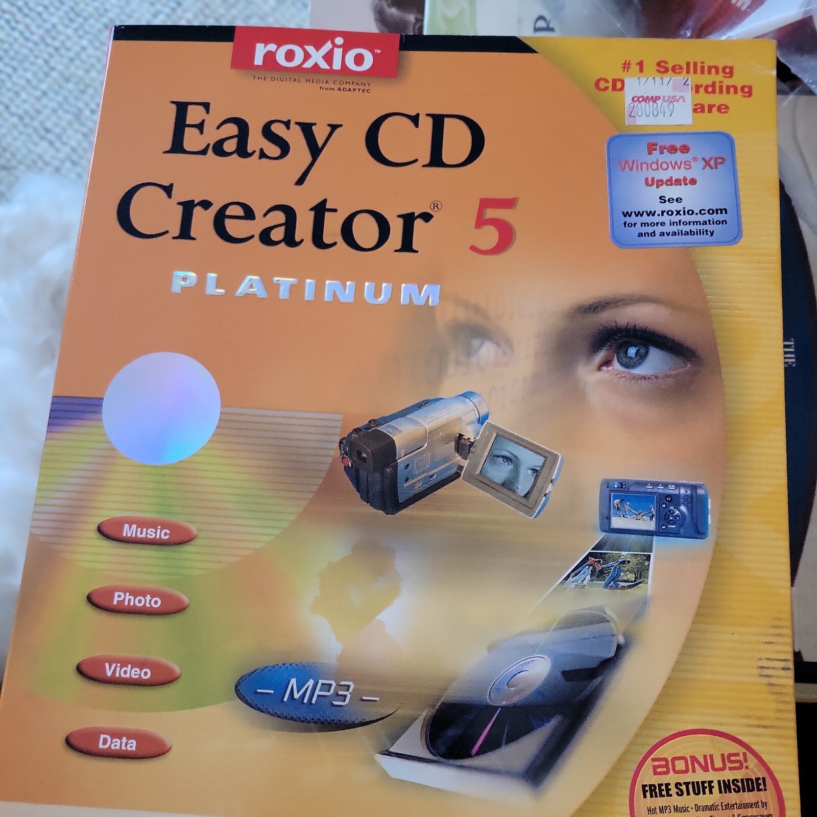 ROXIO PLATINUMAdaptec Easy CD Creator 5.0