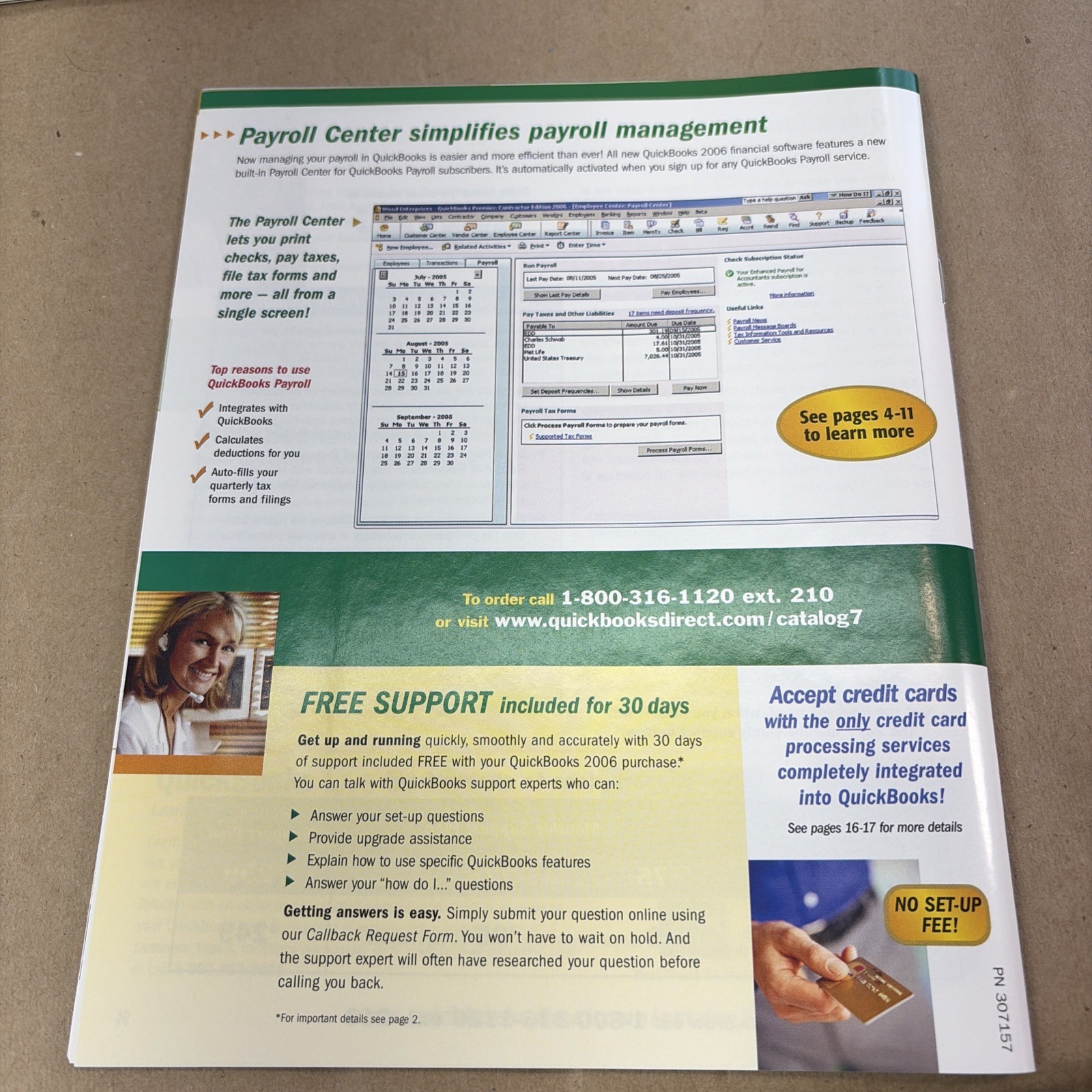 BOX and MANUALS ONLY Intuit QuickBooks Pro Edition 2006 (Windows)