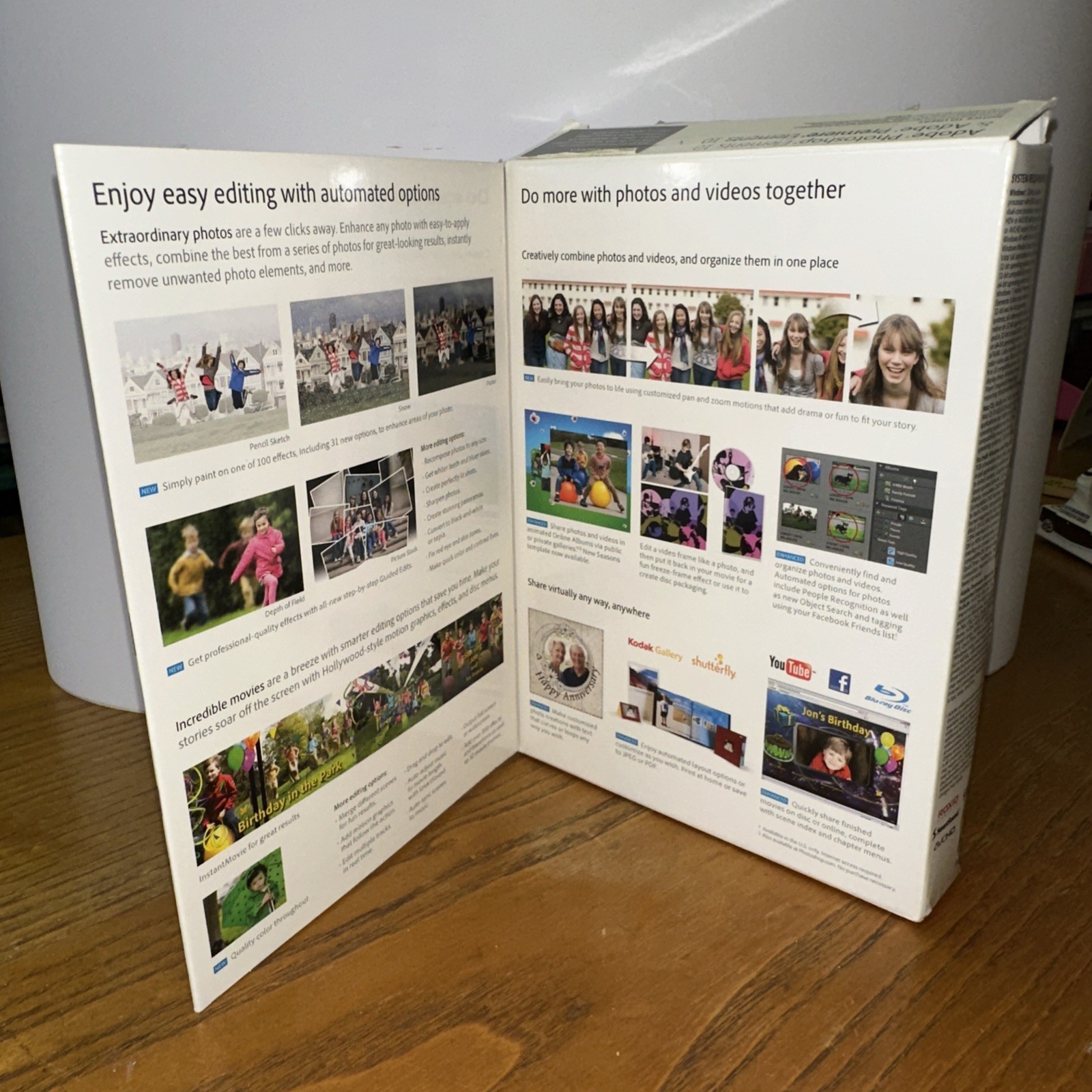 Adobe Photoshop Elements 10 with Adobe Premiere Elements 10 PRE-Owned 5 Discs