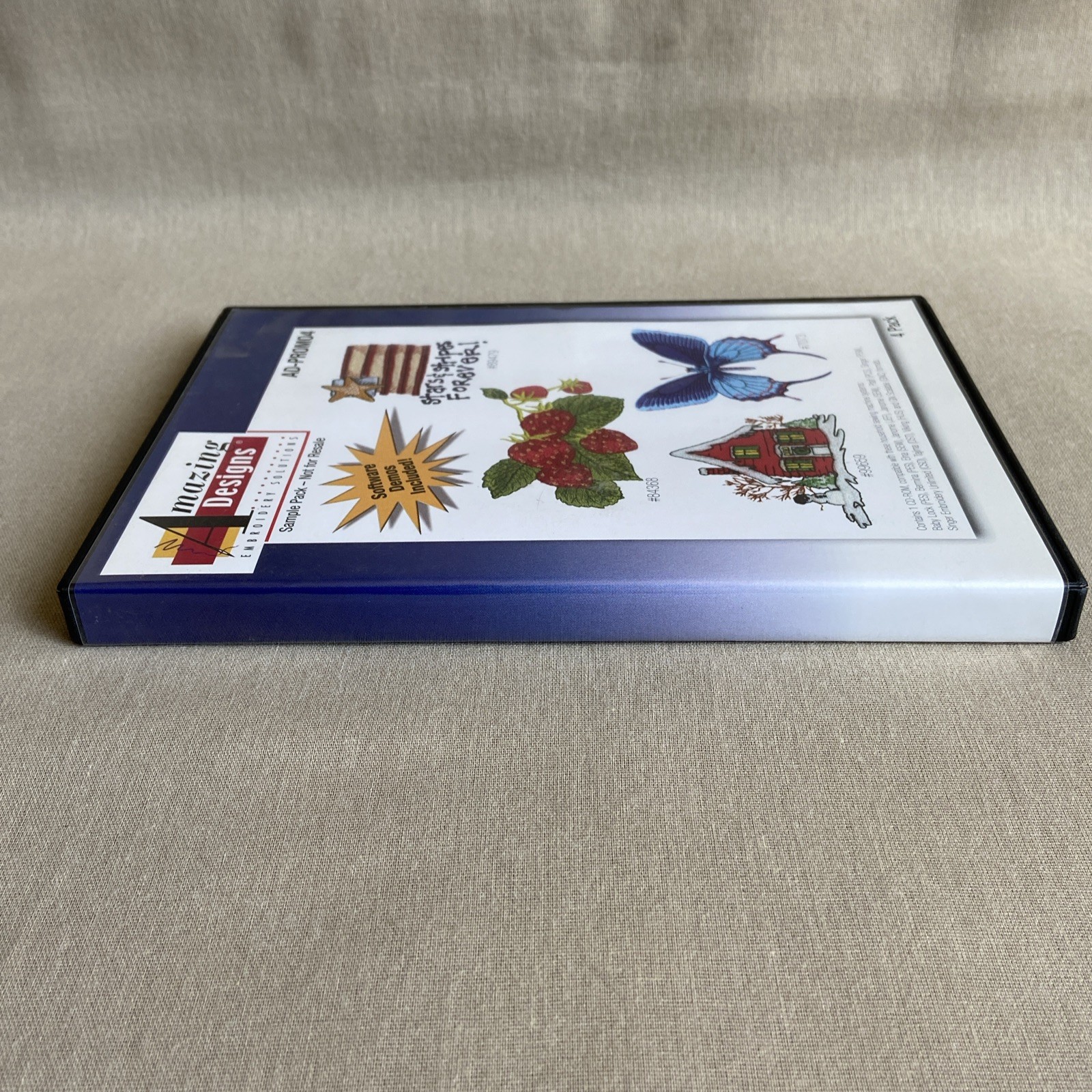 Amazing Designs: Embroidery Solutions (PC CD-ROM 2002) AD-PROMO4 Software Demo +