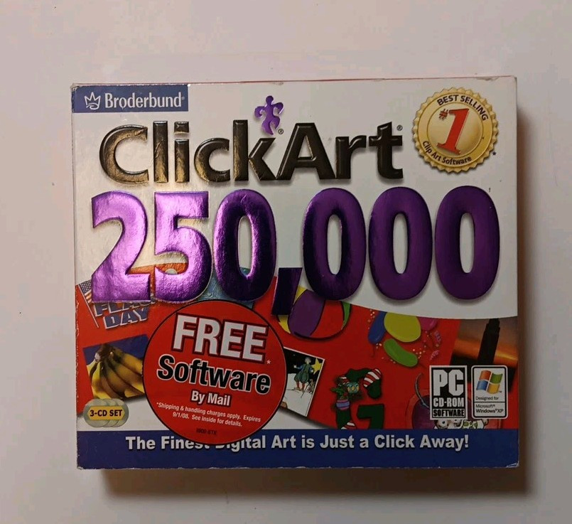Broderbund Click Art ClickArt 250,000