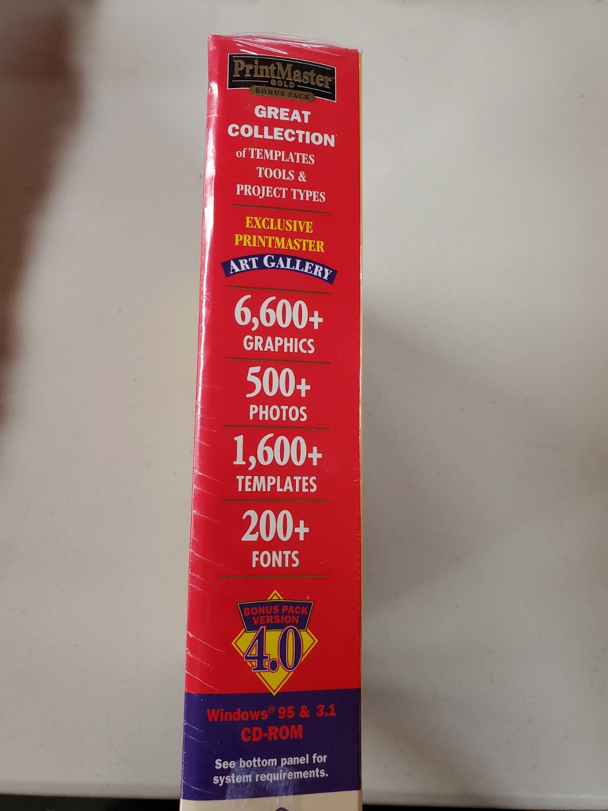 Printmaster Gold Bonus Pack Pc New Sealed Boxed Win 95 & 3.1