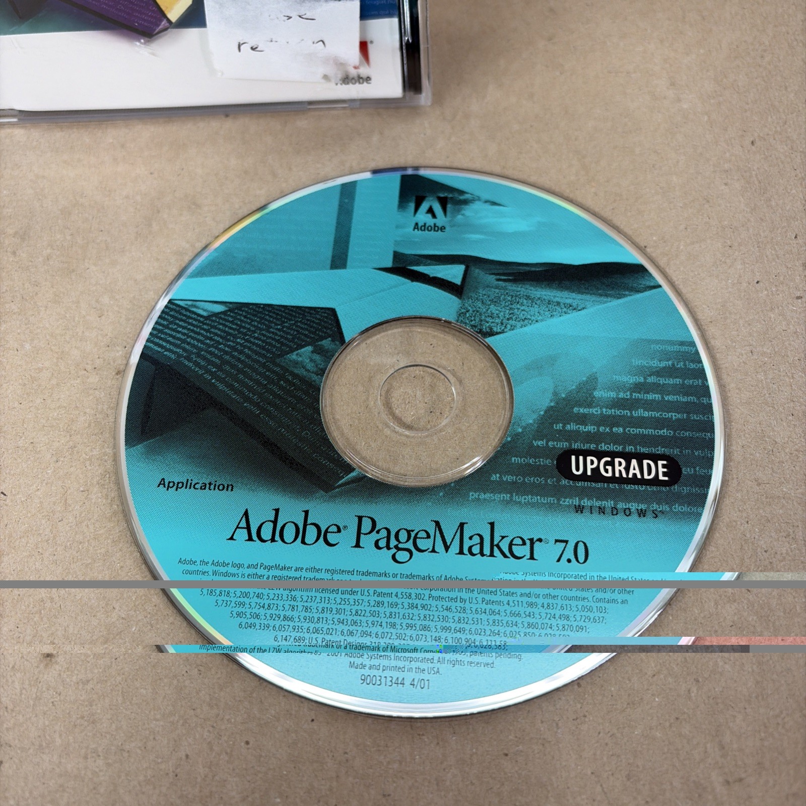 Adobe PageMaker 7.0 for Windows/Mac 2 CD Set Windows Upgrade with Key READ