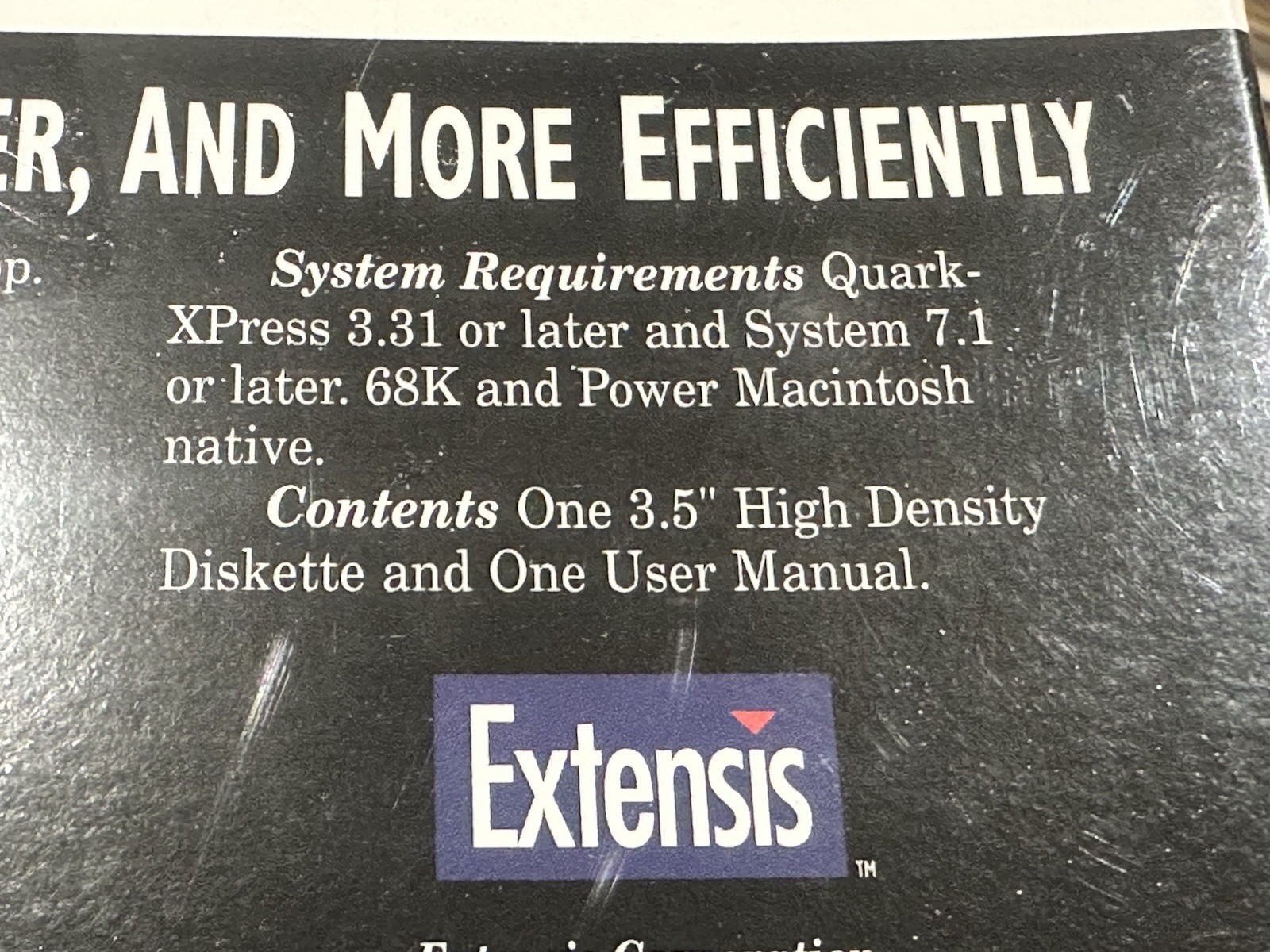 Rare Vintage 90’s Extensis QX-Tools Mac for QuarkXPress – New & Sealed