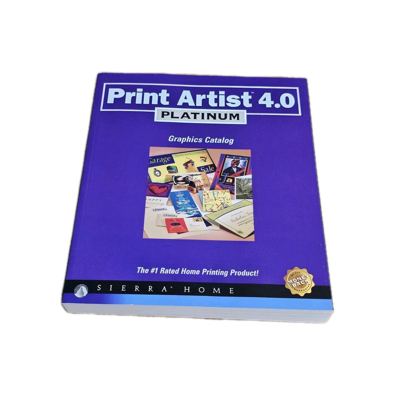 Vtg 1997 Print Artist 4.0 Platinum PC Mac Software 4-CD Box Set Sierra Home CIB