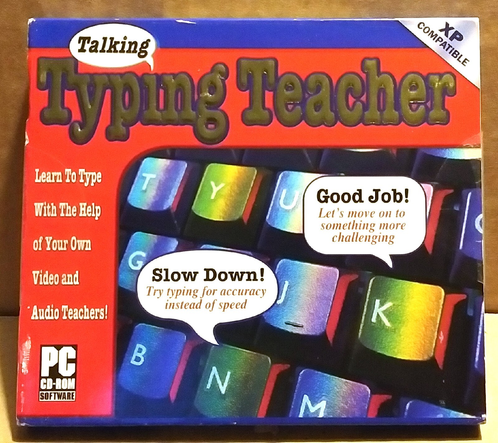 RARE NEW SEALED – TYPING TALKING TEACHER PC CD-ROM WINDOWS 2004 SWIFT JEWEL USA