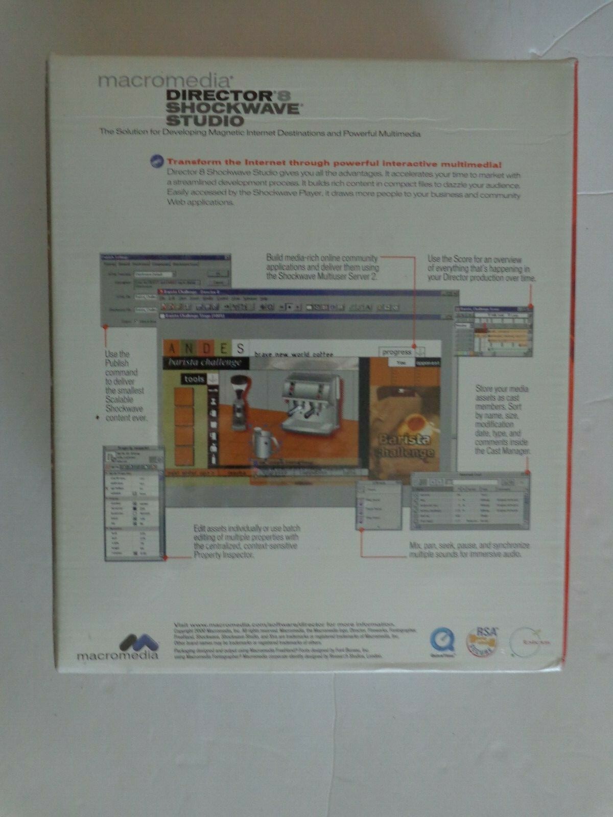 Macromedia Director 8 Shockwave Studio For Windows