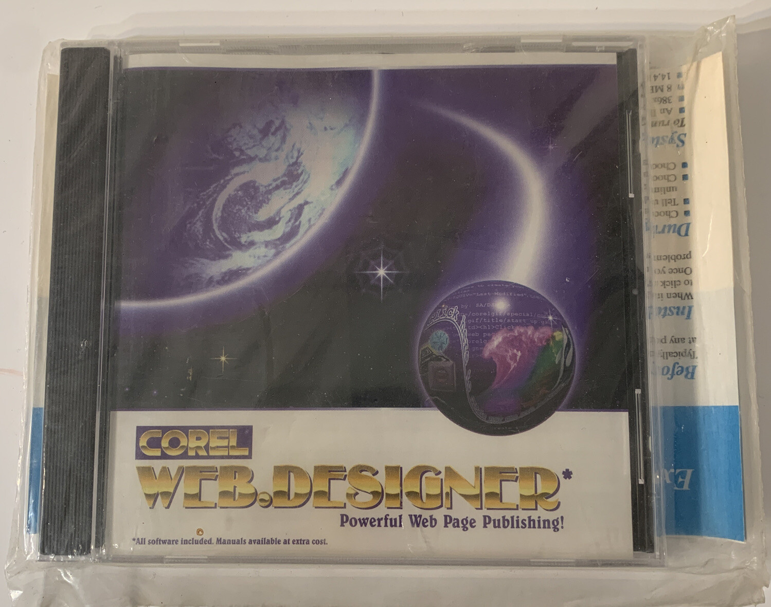 Corel Web.Designer – Powerful Web Page Publishing (PC, 1996)