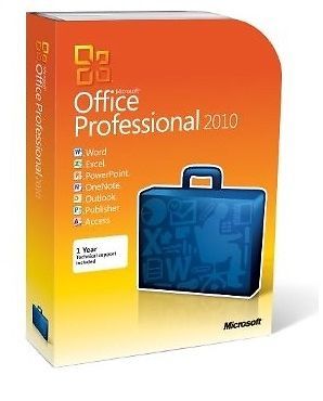 Microsoft Office Professional 2010 New Factory Sealed