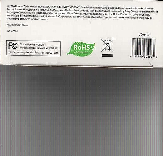 Honestech VHS to DVD 4.0 HD Video Converter USB 2.0 Software Set NEW Sealed!