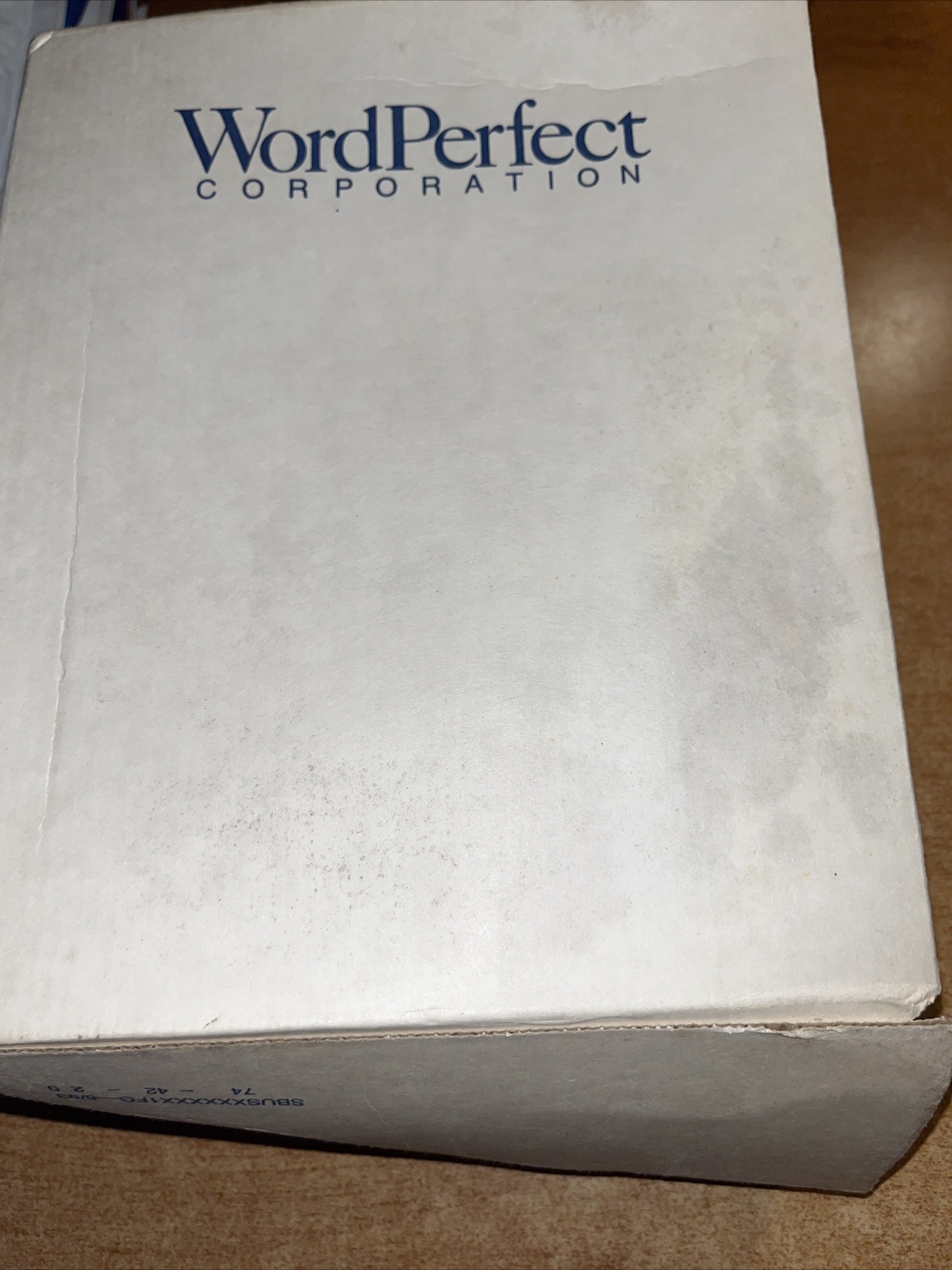 Vintage 1994 WordPerfect Complete Version 6.0A DOS/Windows Manual License Disks