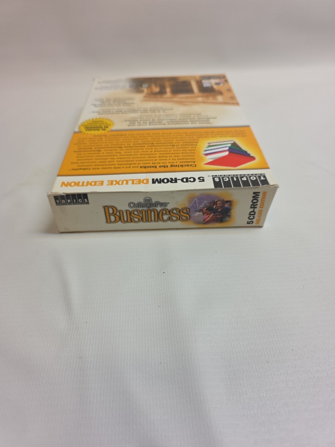 College Pro Business software set of 5 CD-ROMs, never used. In black CD holders.