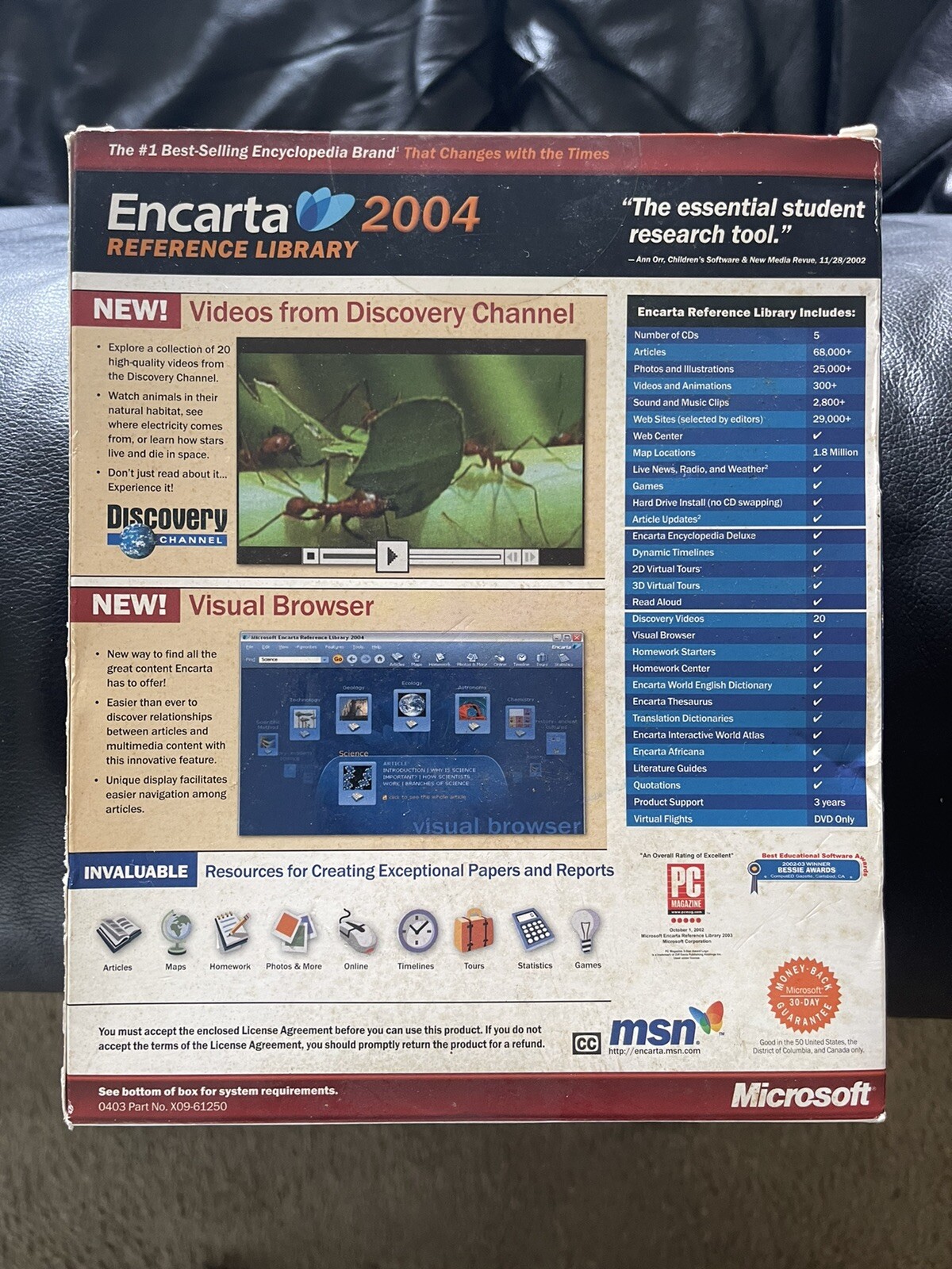 Encarta Reference Library 2004 Microsoft WIN32