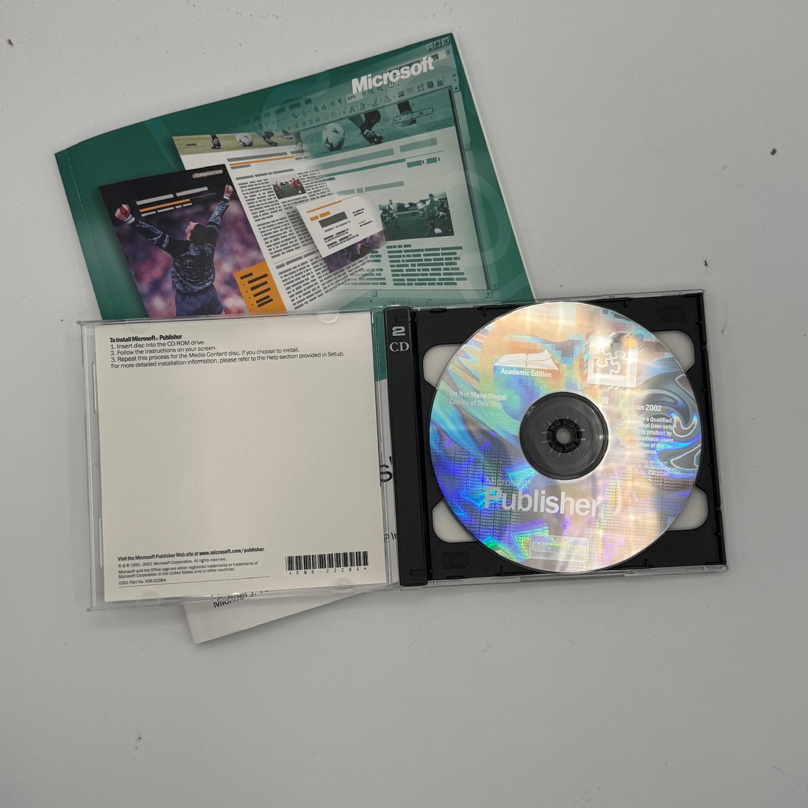 Vintage Microsoft FrontPage 2003 2000 Upgrade Web Design Software Windows XP CD