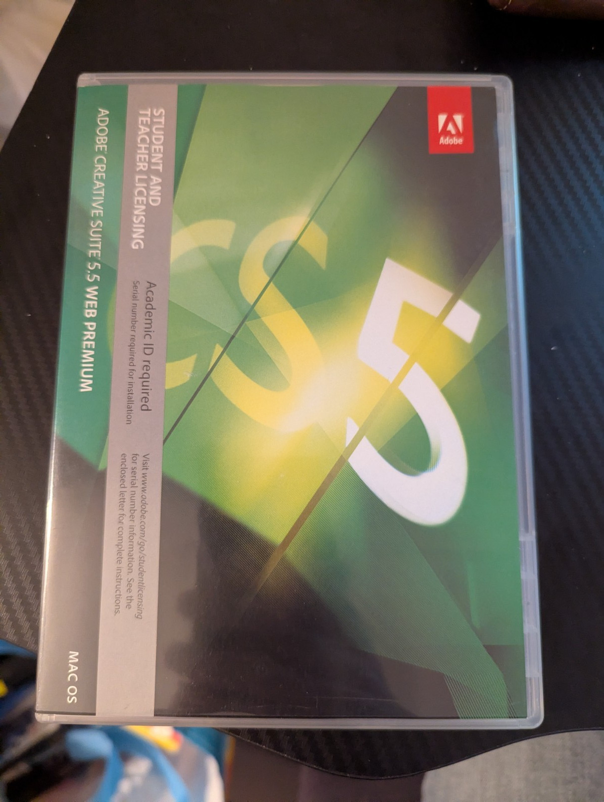 Adobe Creative Suite 5.5 Web Premium Mac OS Students Teachers Licensing READ