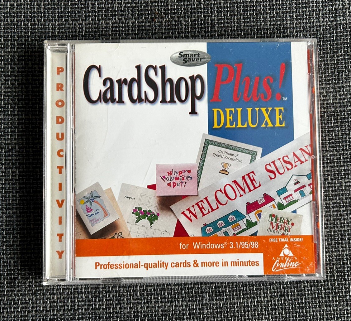 Card Shop Plus Deluxe PC Windows 3.1/95/98