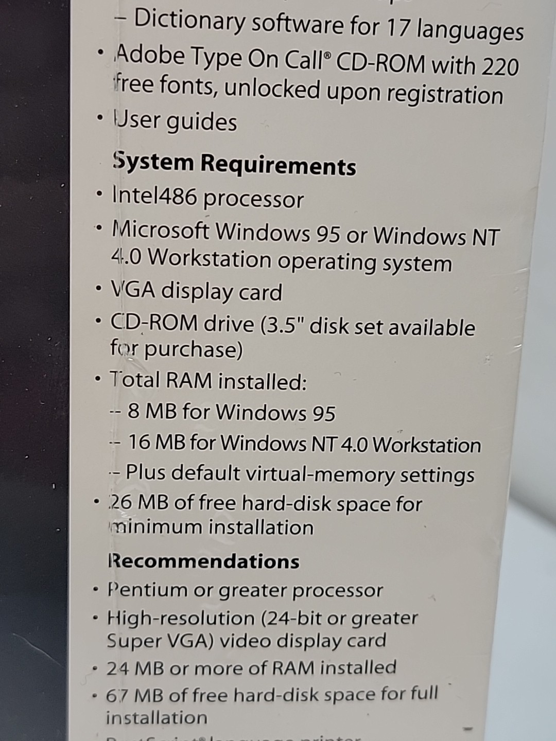 adobe pagemaker 6.5 Competitive Upgrade